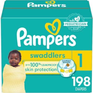 Pampers Swaddlers Diapers – Size 1