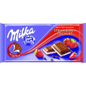 Milka Strawberry Chocolate Bar